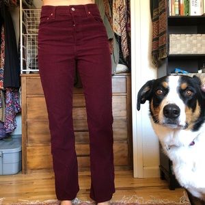 Burgundy Cord Levi’s